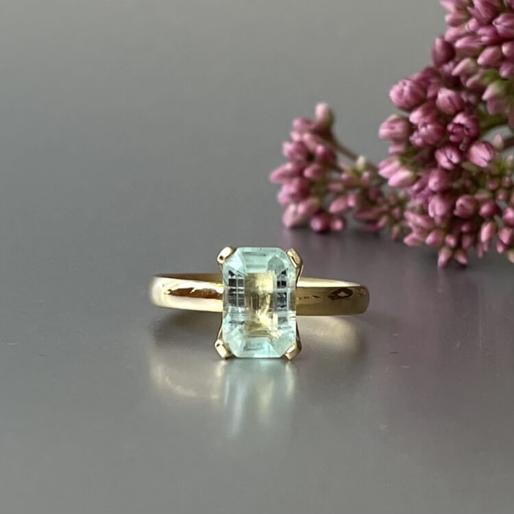 Ring "Isabella" - 750 Gold & Smaragd goldring mit smaragd