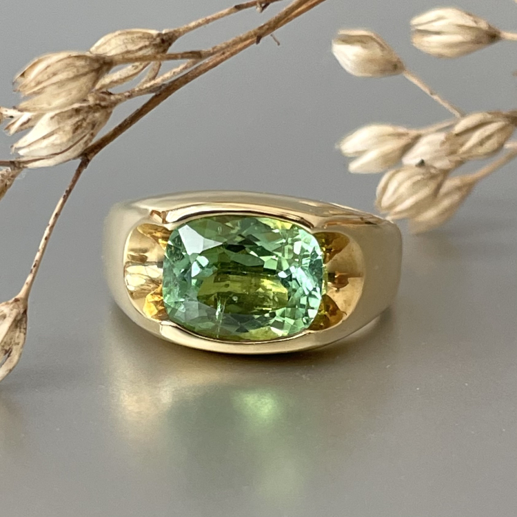 Ring "Sarah" - 750 Gold & Turmalin